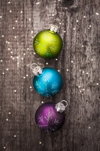 Boules de décoration de Noël Images De Stock Libres De Droits