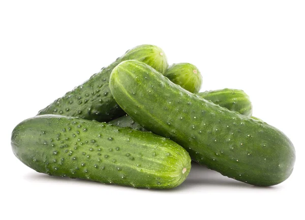 Gurkor färska gröna — Stockfoto