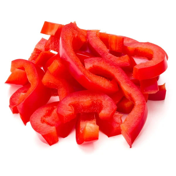 Piros kaliforniai paprika szeletekkel — Stock Fotó