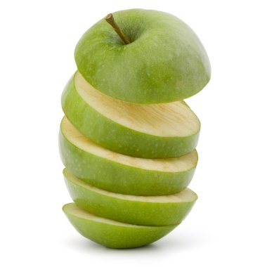 Yeşil elma dilimli