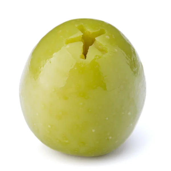 Marinated green olive — Stock Photo, Image