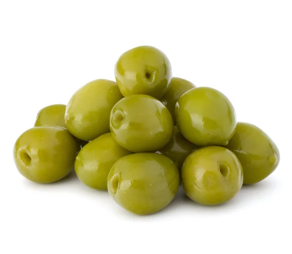 Aceitunas verdes marinadas — Foto de Stock