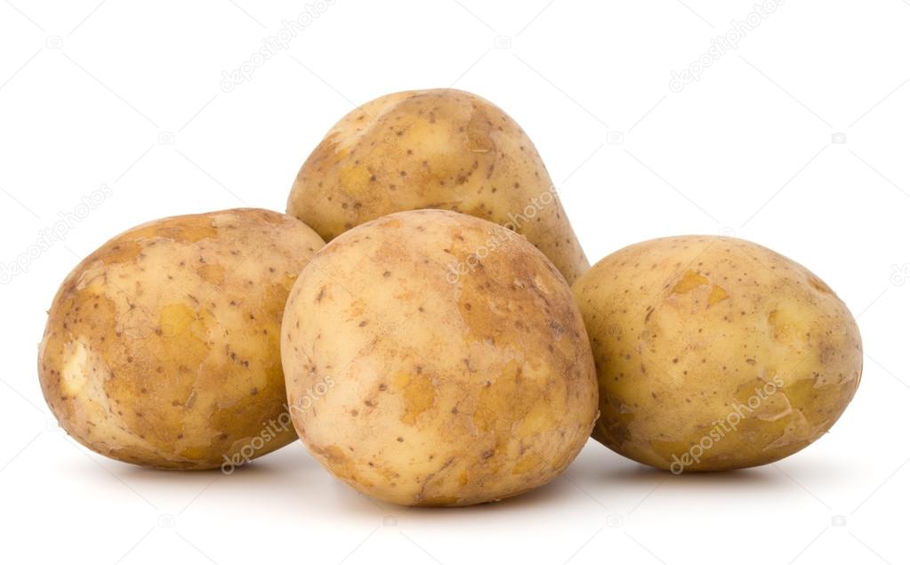 raw potato tubers