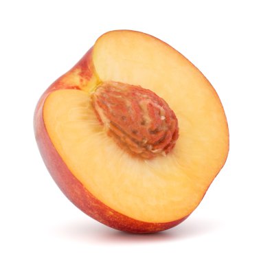 Olgun nektarin yarısı