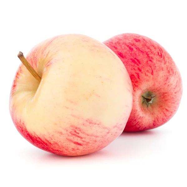 Two red apples — Stock Photo, Image