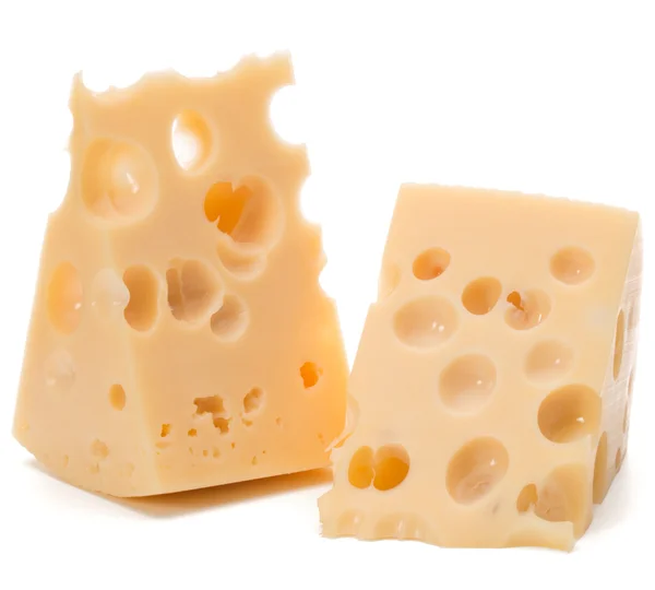 Čerstvý sýr bloky — Stock fotografie
