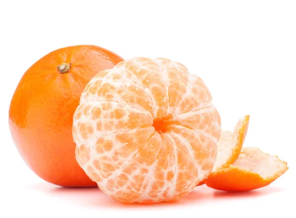 Peeled raw tangerines — Stock Photo, Image