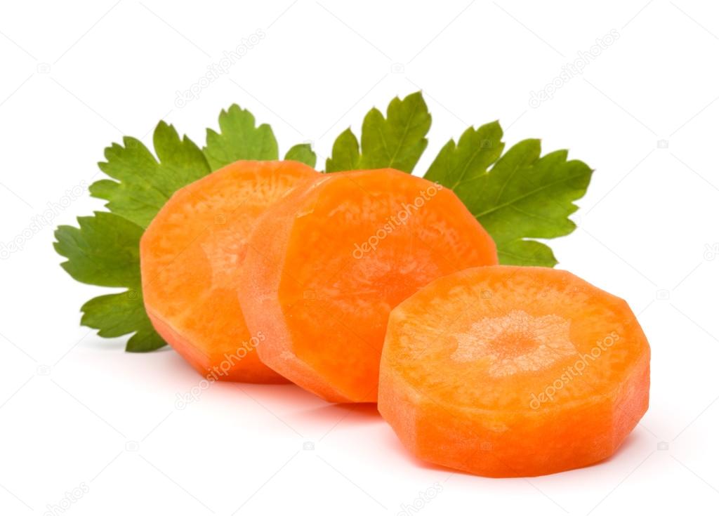 Chopped carrot and parsley 