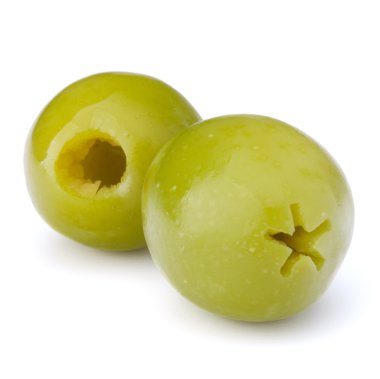 İki yeşil zeytin