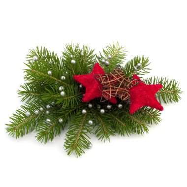beyaz Noel süsleri