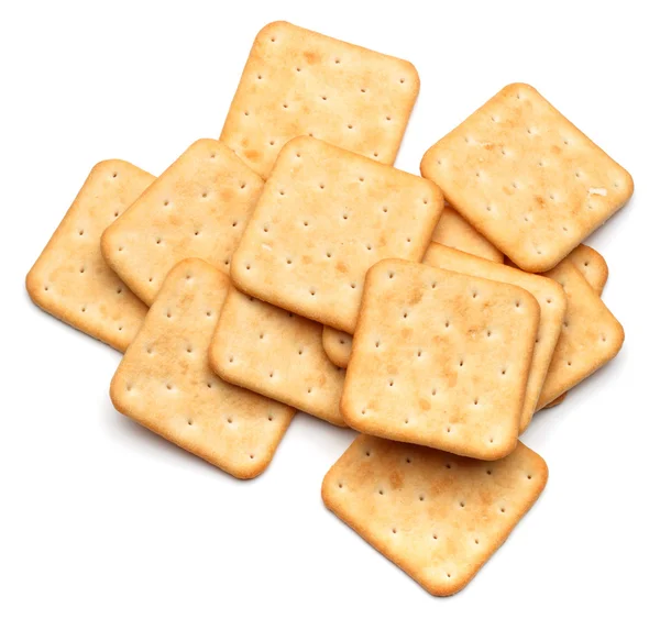 Biscoitos cracker seco — Fotografia de Stock