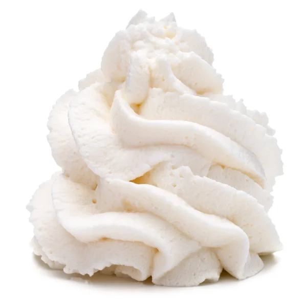Whipped cream swirl — Stock Photo, Image