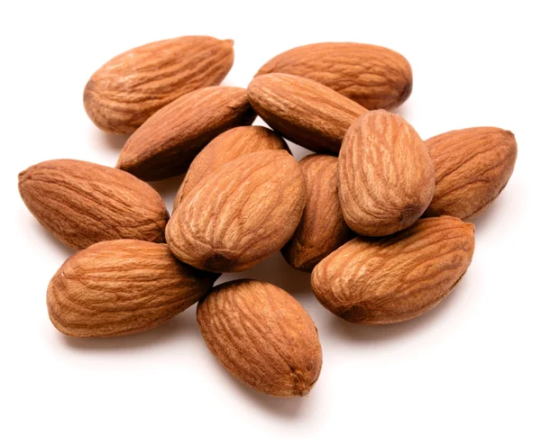 Сухие миндальные орехи — стоковое фото