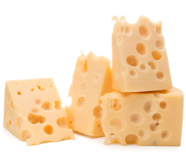 Bloques de queso fresco — Foto de Stock