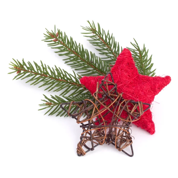 Decoraciones de Navidad en blanco — Foto de Stock