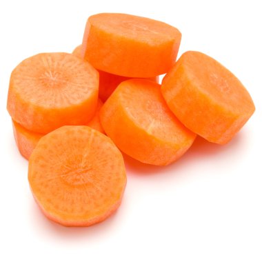 doğranmış havuç dilimleri 