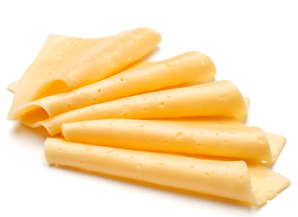 Fresh cheese slices — Stock Photo, Image