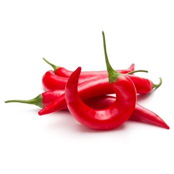 Červené chilli papričky — Stock fotografie