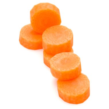 doğranmış havuç dilimleri 