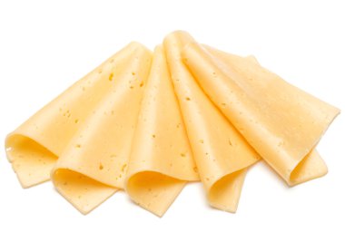 izole peynir dilimleri