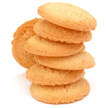 yığılmış kısa pasta kurabiye