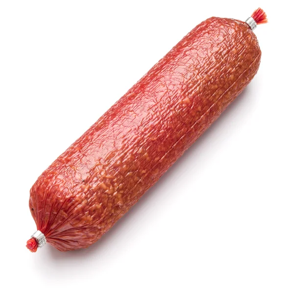Salami smoked sausage — Stock Photo, Image