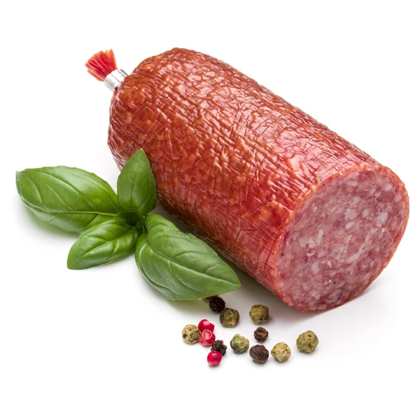 Salami smoked sausage — Stock Photo, Image