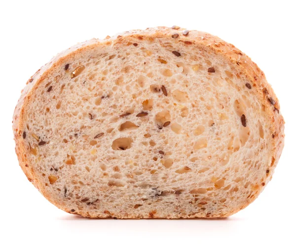 Φέτα, φρέσκο λευκό ψωμί κοκκιώδες — Φωτογραφία Αρχείου