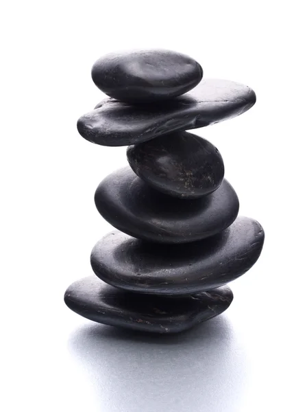 Zen Kieselsteine balancieren. — Stockfoto