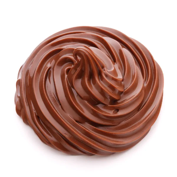 Crema al cioccolato vortice — Foto Stock