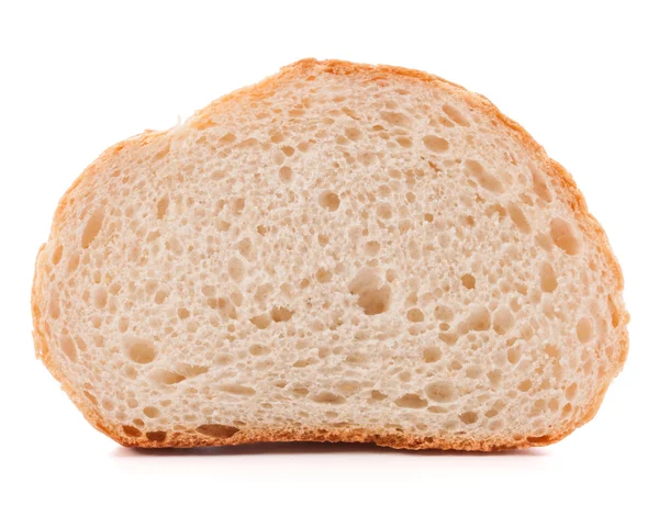 Hunk or slice of fresh white bread — Stock Photo, Image