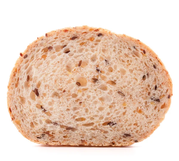 Scheibe frisches Weißkornbrot — Stockfoto