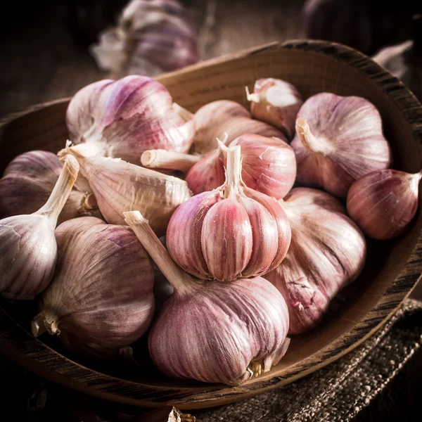 Lampadine di aglio — Foto Stock