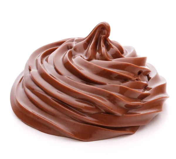 Crema al cioccolato vortice — Foto Stock