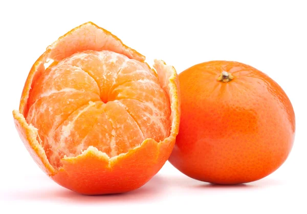 去皮的橘子或普通话水果 — 图库照片