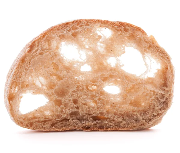Skiva färsk ciabatta bröd — Stockfoto