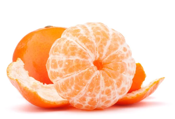 Hámozott mandarin vagy mandarin gyümölcsök — Stock Fotó
