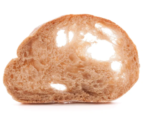 Slice of fresh ciabatta bread — Stock Photo, Image