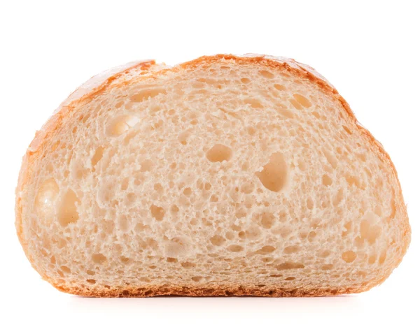 Hunk or slice of fresh white bread — Stock Photo, Image