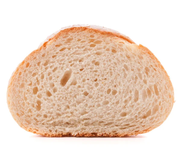 Pezzo o fetta di pane bianco fresco — Foto Stock