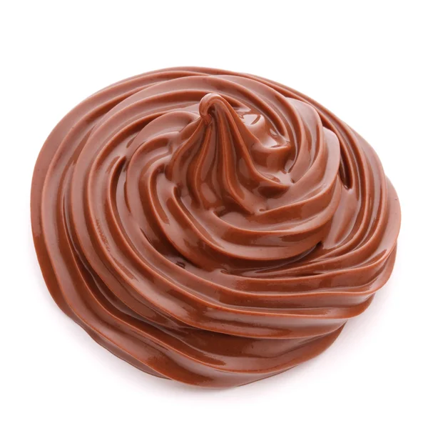 Crema al cioccolato vortice — Foto Stock