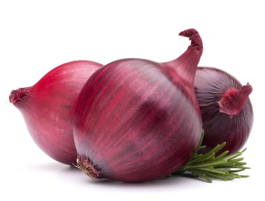 Kırmızı soğan ve biberiye yaprağı 