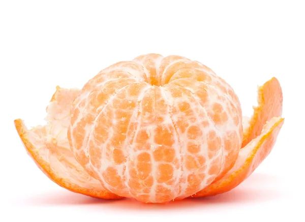 Peeled tangerine or mandarin fruit — Stock Photo, Image