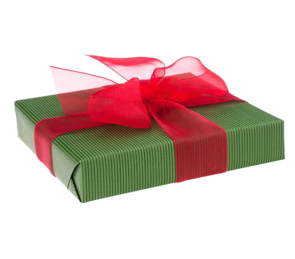 Festive gift box — Stock Photo, Image