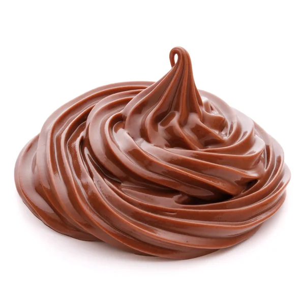 Crema al cioccolato vortice — Foto Stock