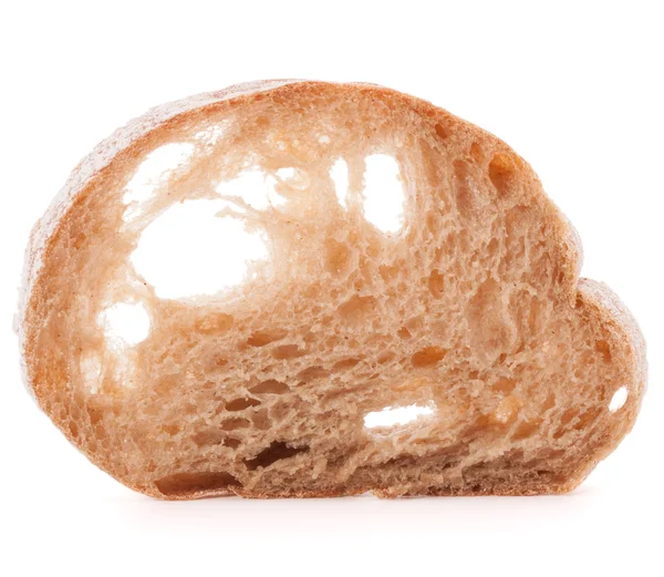 Skiva färsk ciabatta bröd — Stockfoto