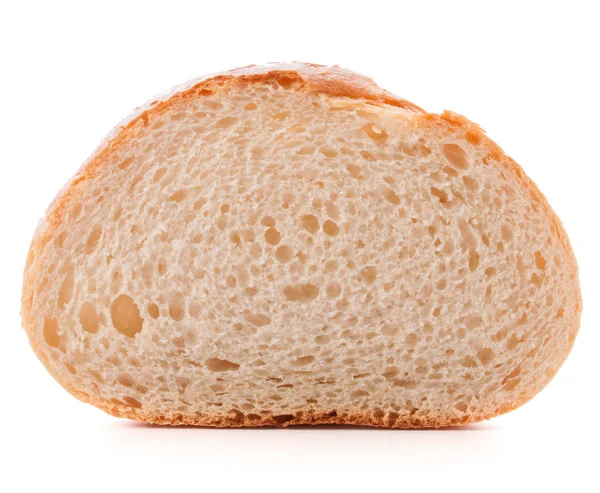 Hunk or slice of fresh white bread — Stock Photo, Image