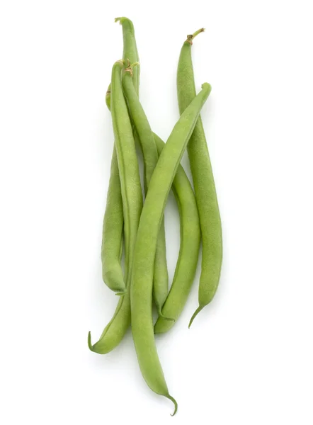 Hrst zelené fazolky — Stock fotografie