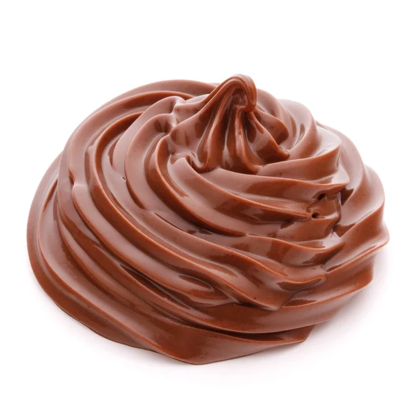 Crema al cioccolato vortice — Foto Stock