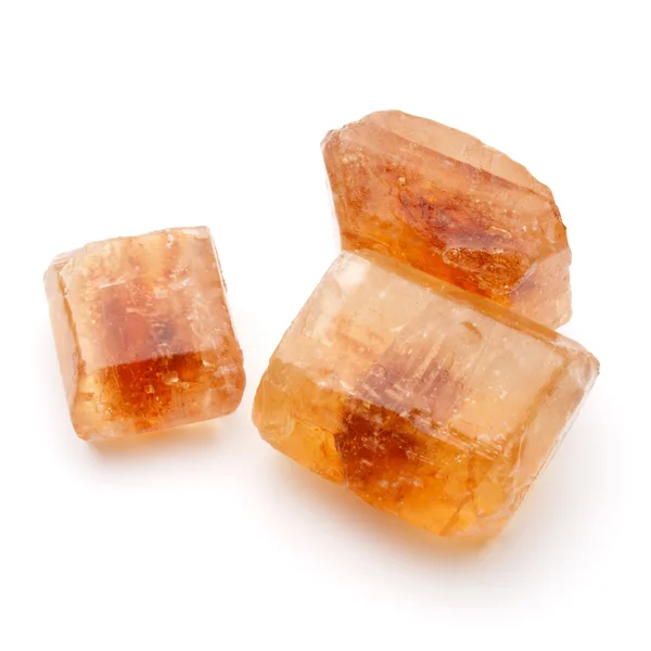 Caramelized lump cane sugar cubes — Stock Photo © natika 62035019